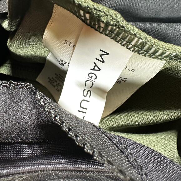 Magicsuit Rita Tankini Top Military Green Women's Size 8 New With Tags Condition - Picture 7 of 9